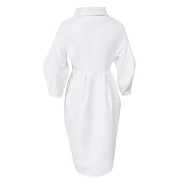 Women's Classic Winter Long Coat, Double-Breasted Belted Trench With Wide Lapel, Solid Color Oversized Overcoat For Casual Style