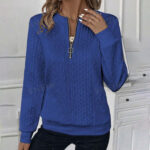 European And American Zipper Sweater Women's Coat Cardigan