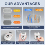 New Electric Callus Remover For Feet, Portable Rechargeable Foot Repair And Grinding Device With Digital Display, Heel Polisher File For Men Women Dry Callus Dead Skin