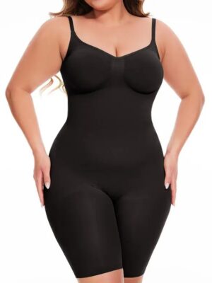 SEAMLESS Postpartum Abdomen Shapewear Sculpting Short Mid Thigh Slimming Body Shaper For Women Tummy Control Slimmer