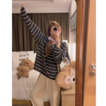 Autumn And Winter Lazy Style Loose Feeling Brushed Base Shirt