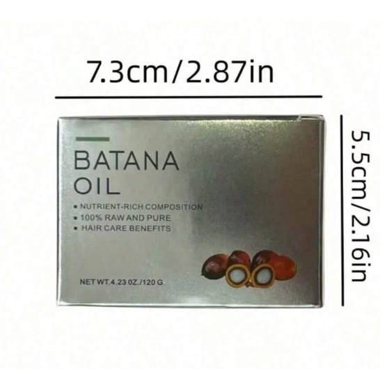 Dr. Sebi Raw Batana Oil From Honduras, Unrefined, Organic And Natural Ingredients - 4.2 OZ
